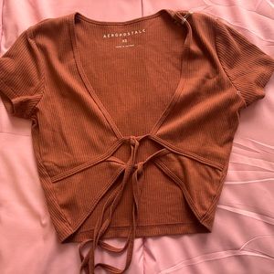 Brown Aeropostale Cropped Top * worn once*